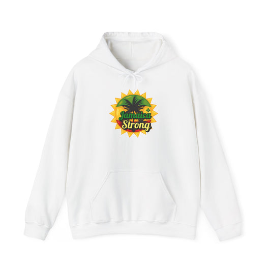 Hooded Sweatshirt Jamaica Strong Hurricane Melissa Resilience