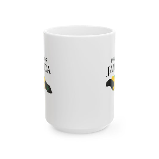 Pray For Jamaica Ceramic Mug – Map & Flag Coffee Cup (11oz/15oz)