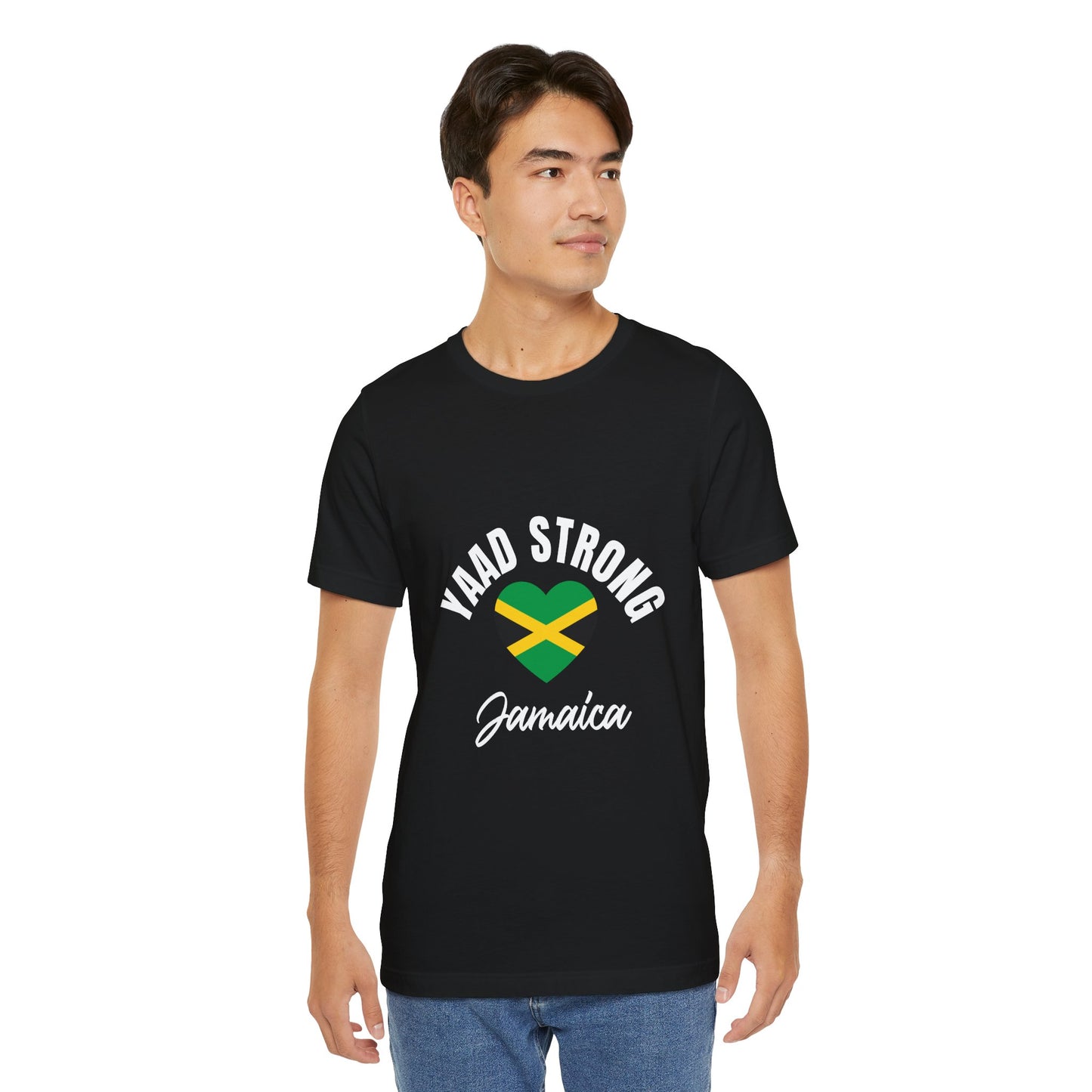 Yaad Strong Jamaica T-Shirt — Jamaican Flag Heart Pride Tee