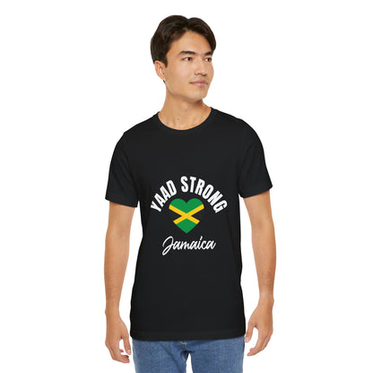 Yaad Strong Jamaica T-Shirt — Jamaican Flag Heart Pride Tee