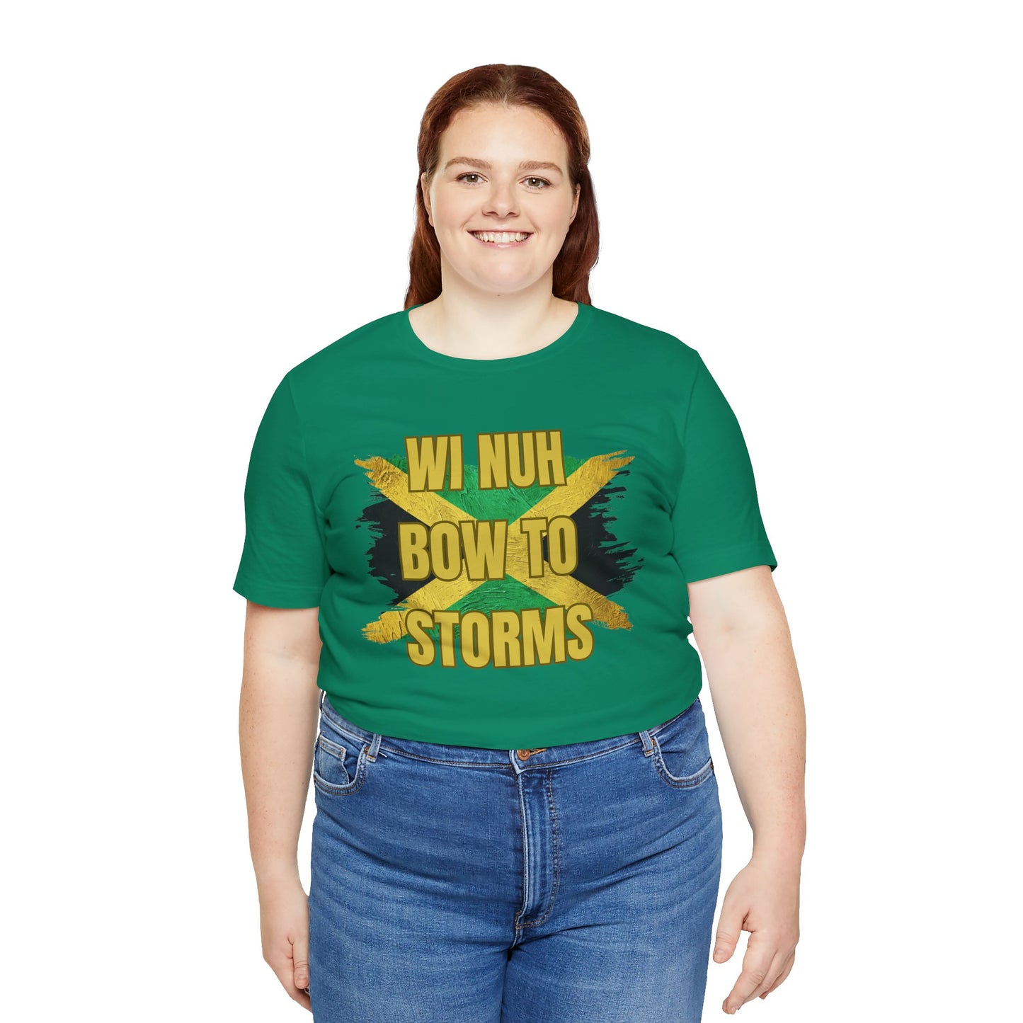 Wi Nuh Bow To Storms T-Shirt — Jamaican Resilience Graphic Tee