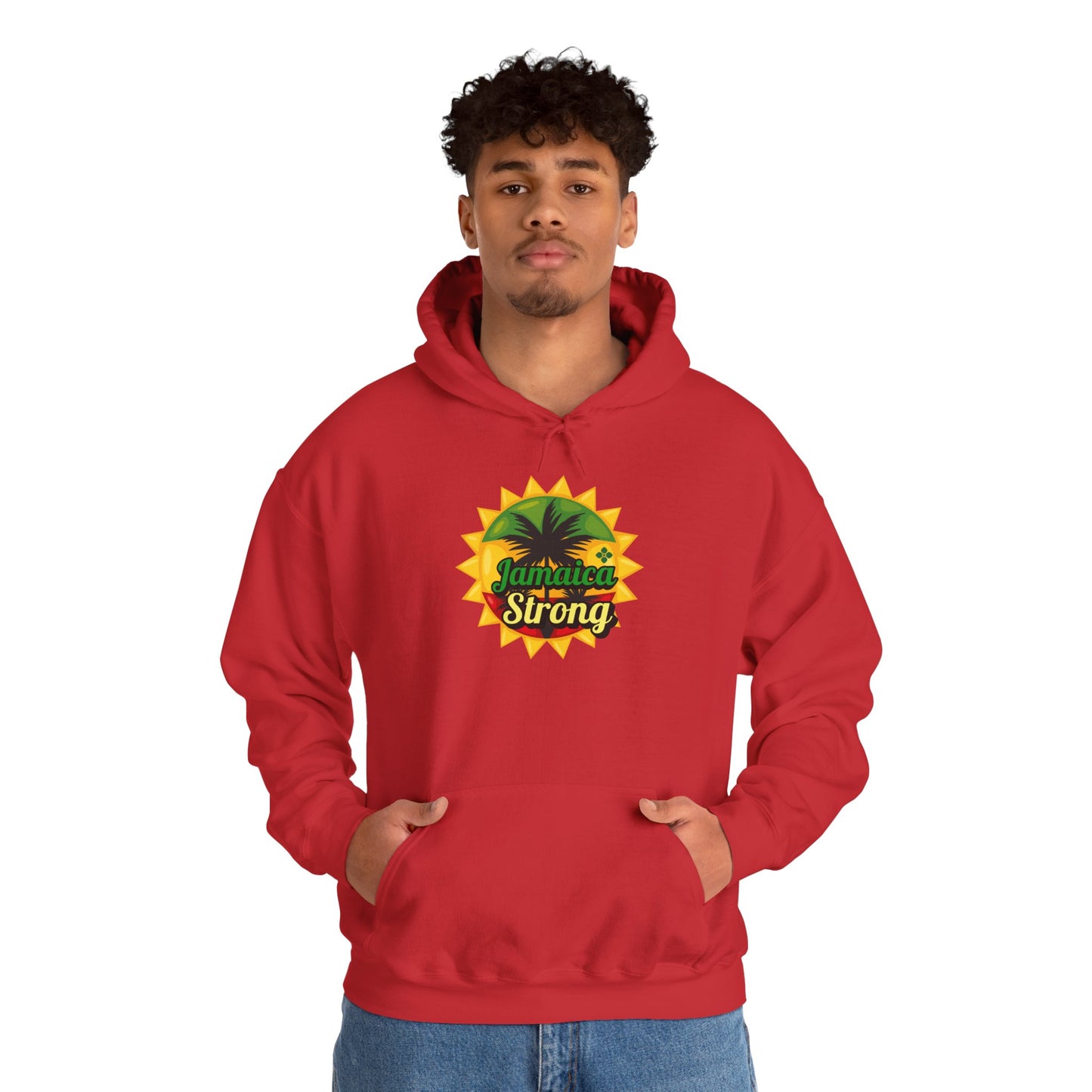 Hooded Sweatshirt Jamaica Strong Hurricane Melissa Resilience