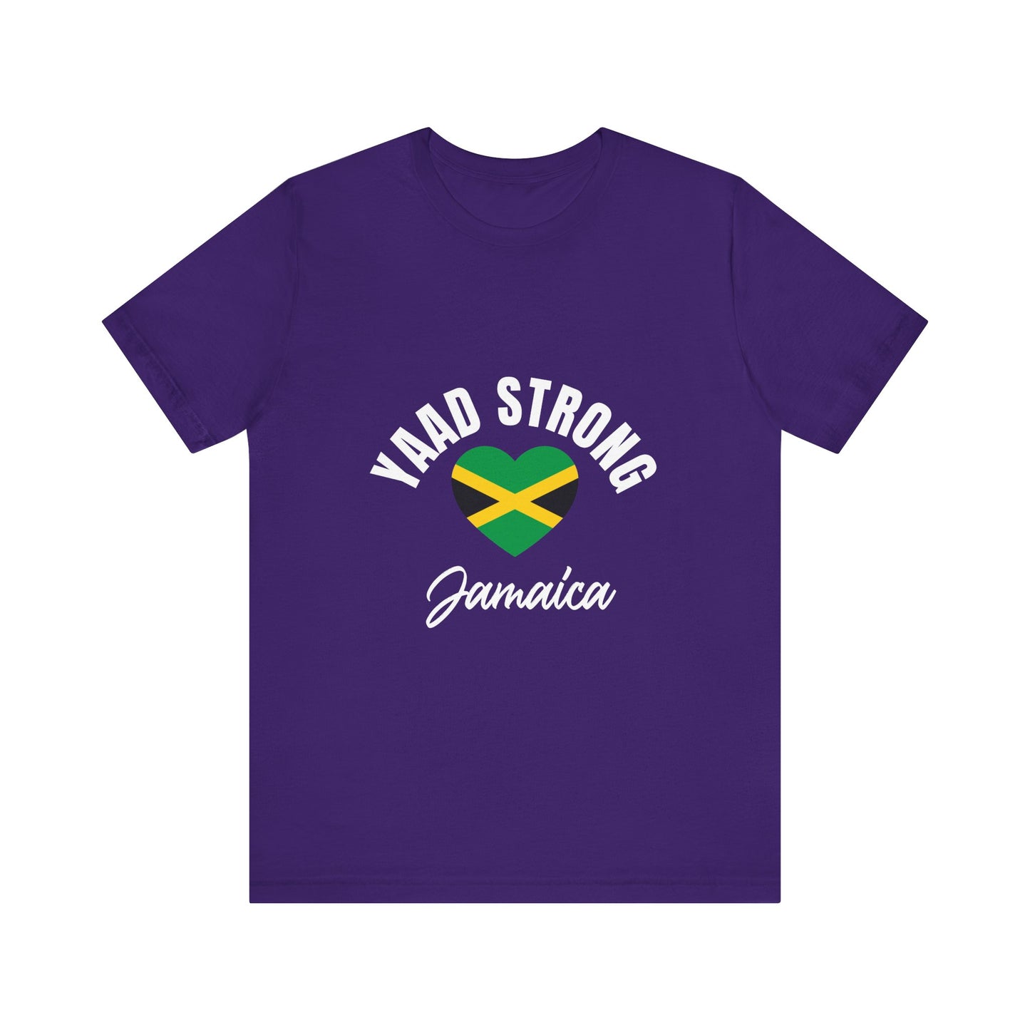 Yaad Strong Jamaica T-Shirt — Jamaican Flag Heart Pride Tee