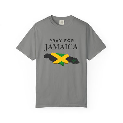 Pray for Jamaica T-Shirt — Jamaica Flag Map Relief Tee