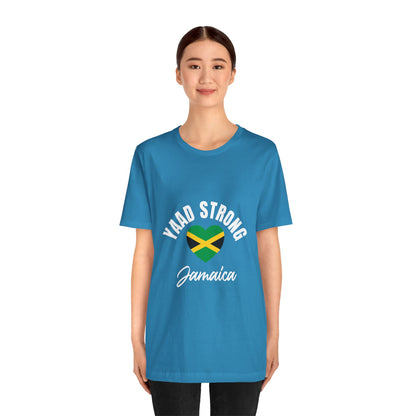 Yaad Strong Jamaica T-Shirt — Jamaican Flag Heart Pride Tee