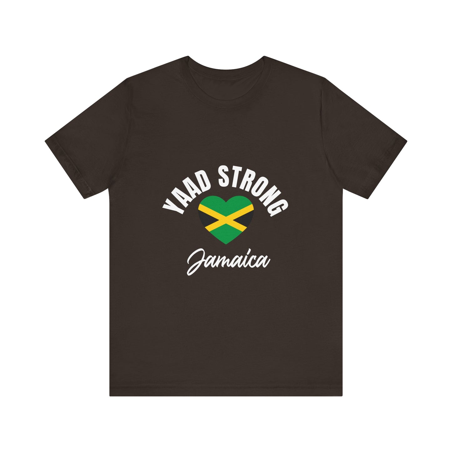 Yaad Strong Jamaica T-Shirt — Jamaican Flag Heart Pride Tee