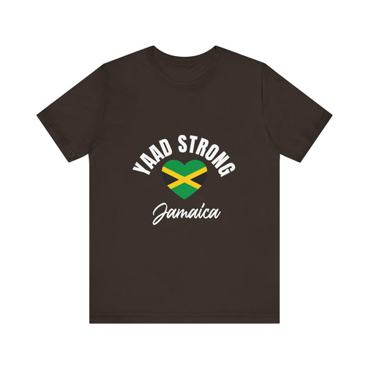 Yaad Strong Jamaica T-Shirt — Jamaican Flag Heart Pride Tee
