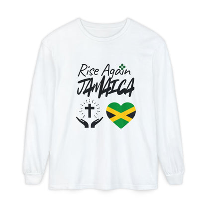 Rise Again Jamaica Long Sleeve T-Shirt – Caribbean Strength & Unity Apparel