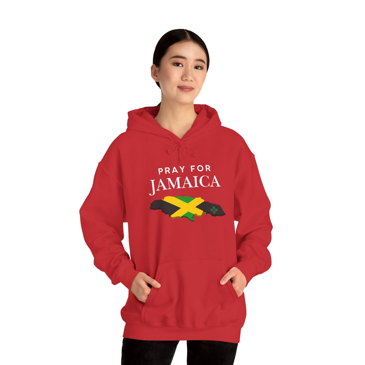 Pray for Jamaica Hoodie – Jamaican Flag Support & Awareness Sweatshirt