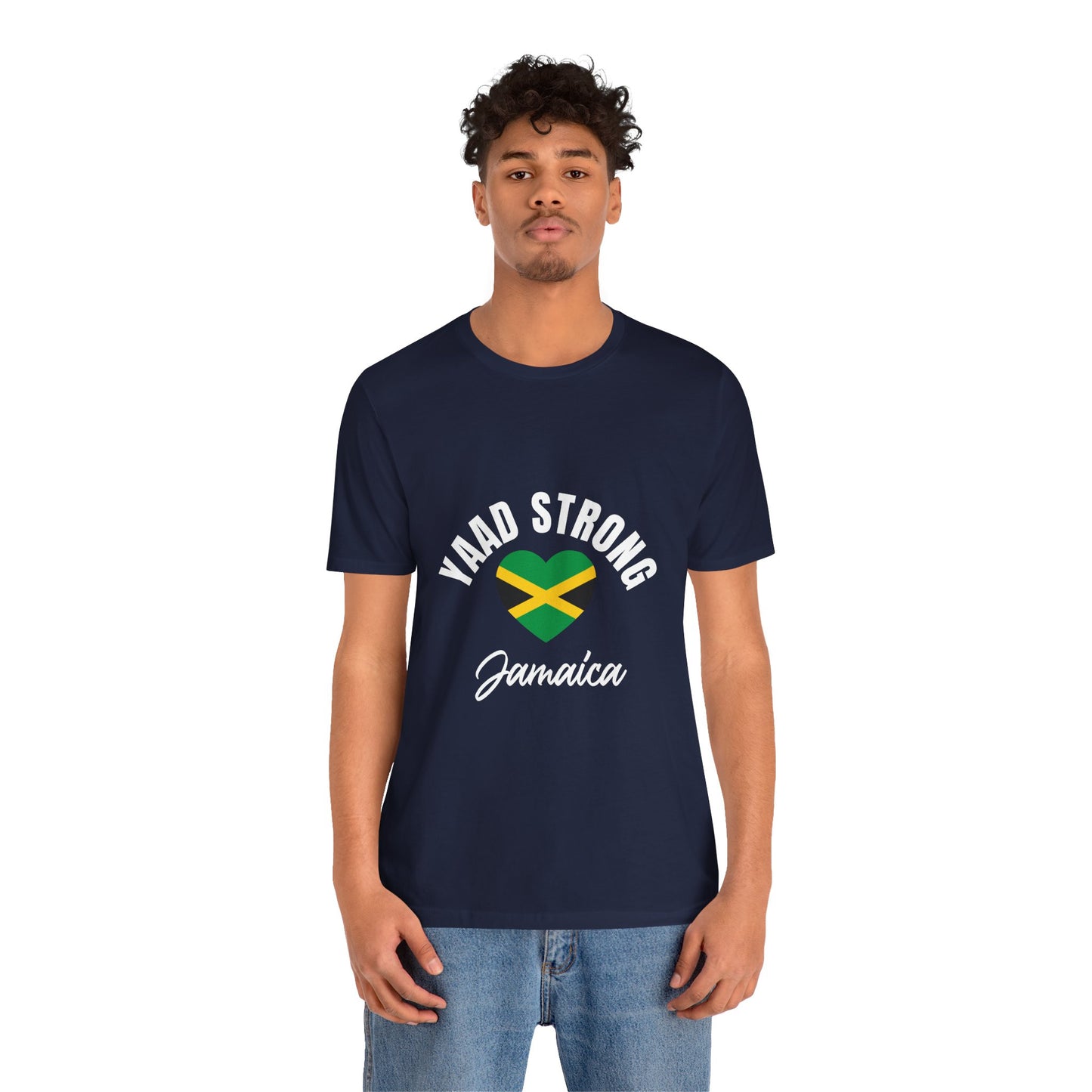 Yaad Strong Jamaica T-Shirt — Jamaican Flag Heart Pride Tee