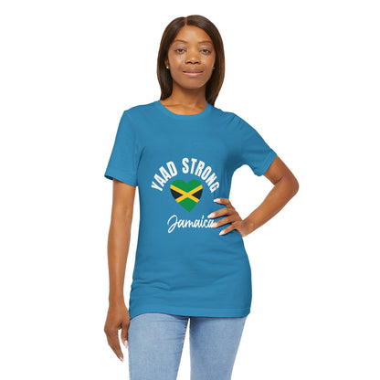 Yaad Strong Jamaica T-Shirt — Jamaican Flag Heart Pride Tee