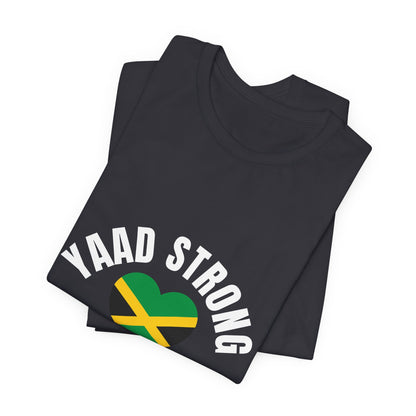 Yaad Strong Jamaica T-Shirt — Jamaican Flag Heart Pride Tee