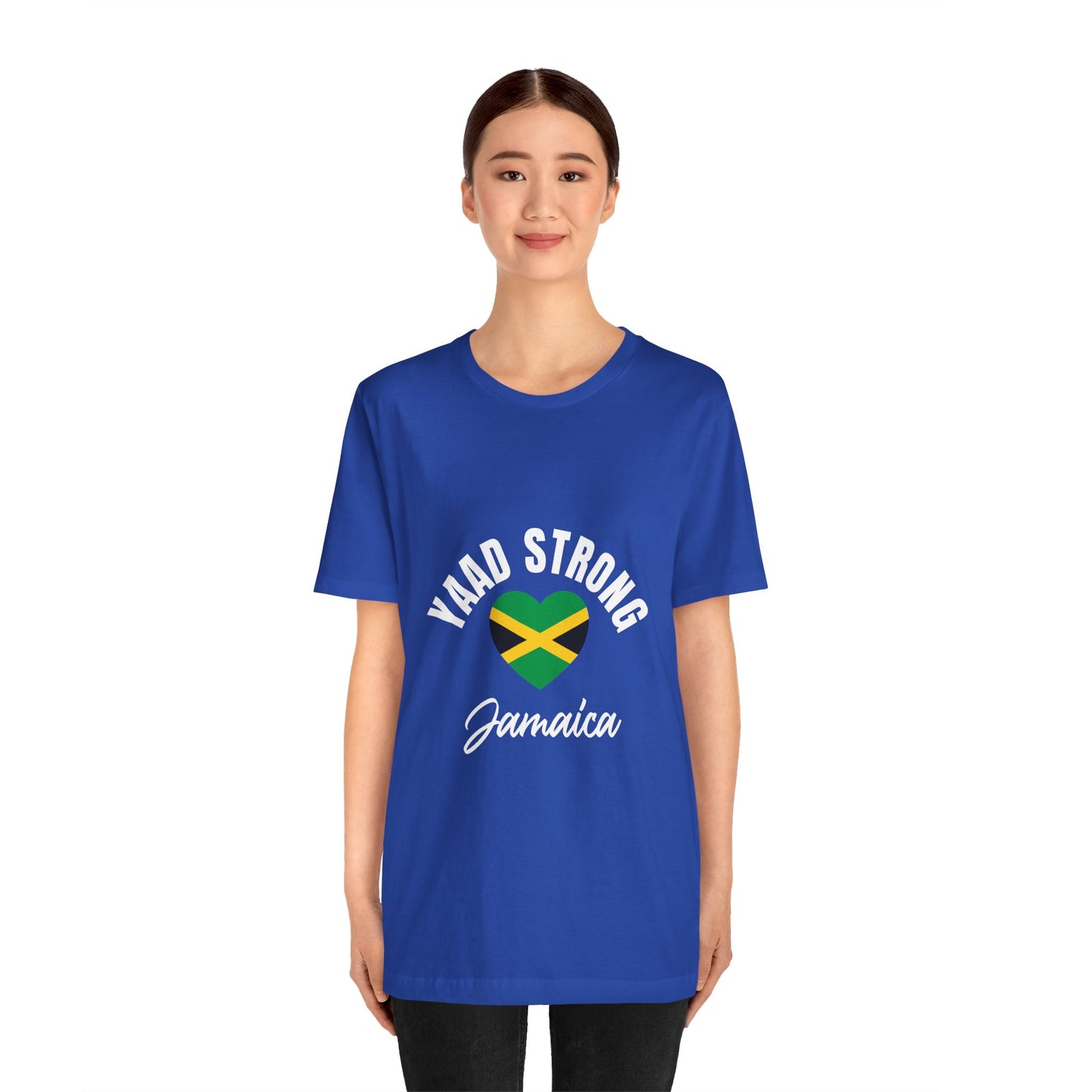 Yaad Strong Jamaica T-Shirt — Jamaican Flag Heart Pride Tee