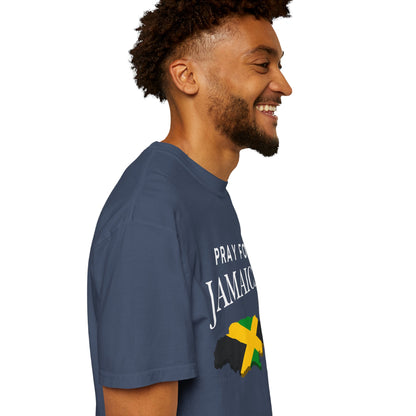 Pray for Jamaica T-Shirt - Jamaica Map & Flag Support Tee