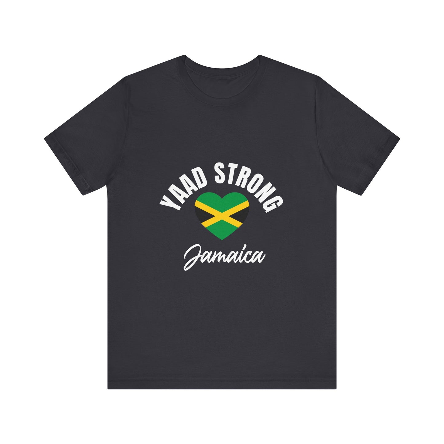 Yaad Strong Jamaica T-Shirt — Jamaican Flag Heart Pride Tee