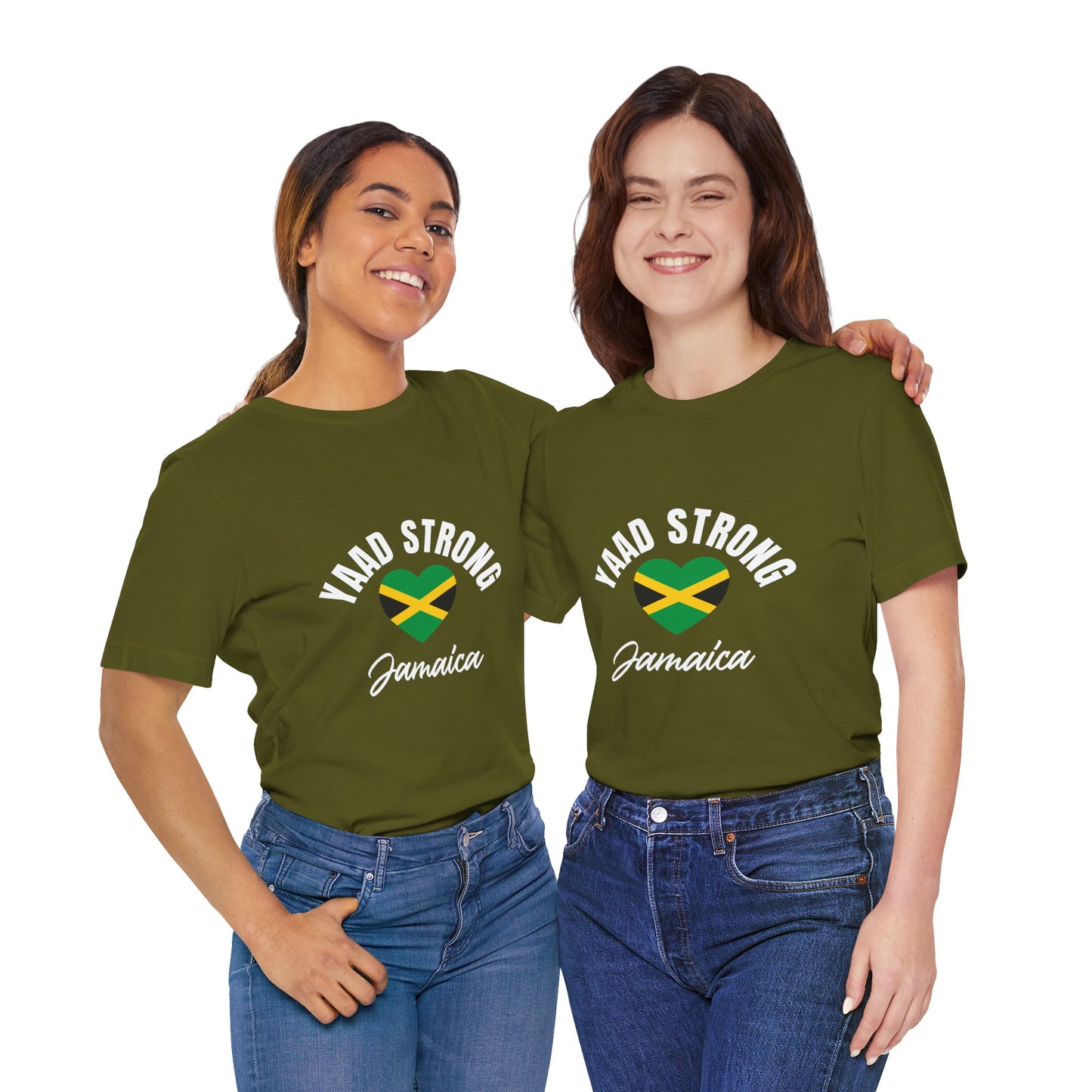 Yaad Strong Jamaica T-Shirt — Jamaican Flag Heart Pride Tee