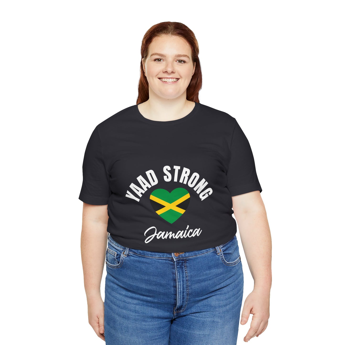 Yaad Strong Jamaica T-Shirt — Jamaican Flag Heart Pride Tee