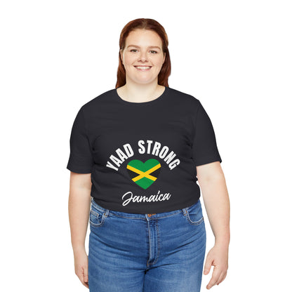 Yaad Strong Jamaica T-Shirt — Jamaican Flag Heart Pride Tee