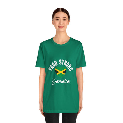 Yaad Strong Jamaica T-Shirt — Jamaican Flag Heart Pride Tee