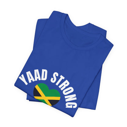 Yaad Strong Jamaica T-Shirt — Jamaican Flag Heart Pride Tee