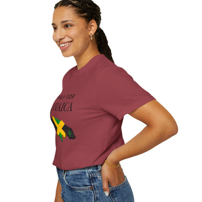 Pray for Jamaica T-Shirt — Jamaica Flag Map Relief Tee