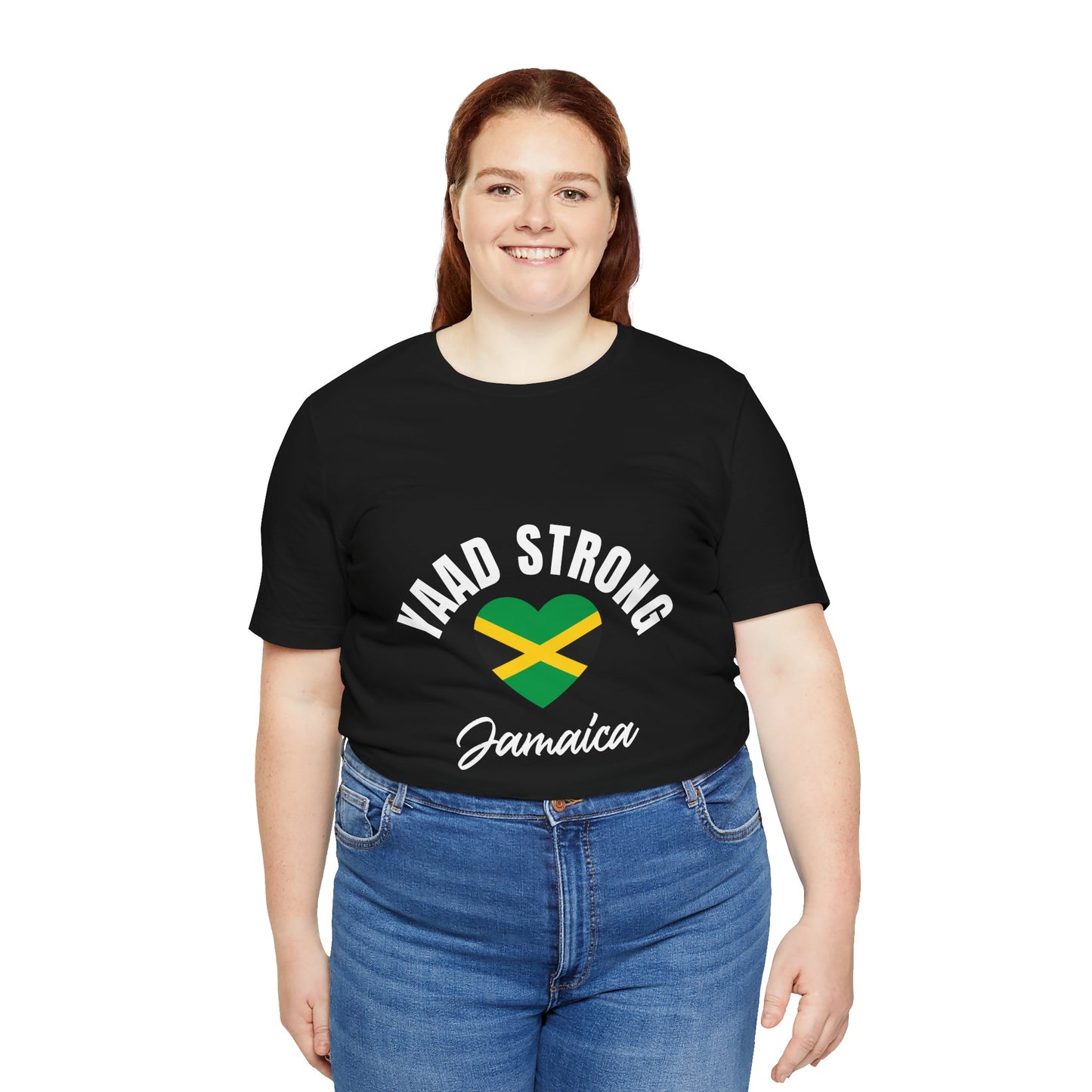 Yaad Strong Jamaica T-Shirt — Jamaican Flag Heart Pride Tee