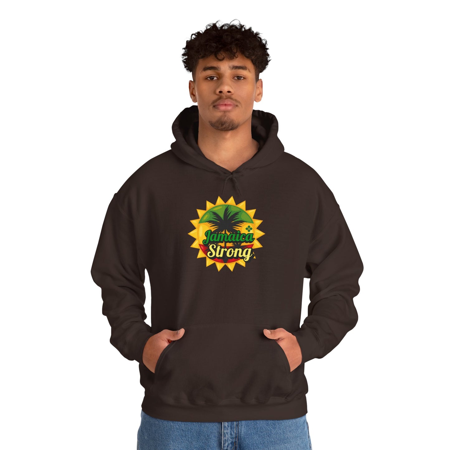 Hooded Sweatshirt Jamaica Strong Hurricane Melissa Resilience