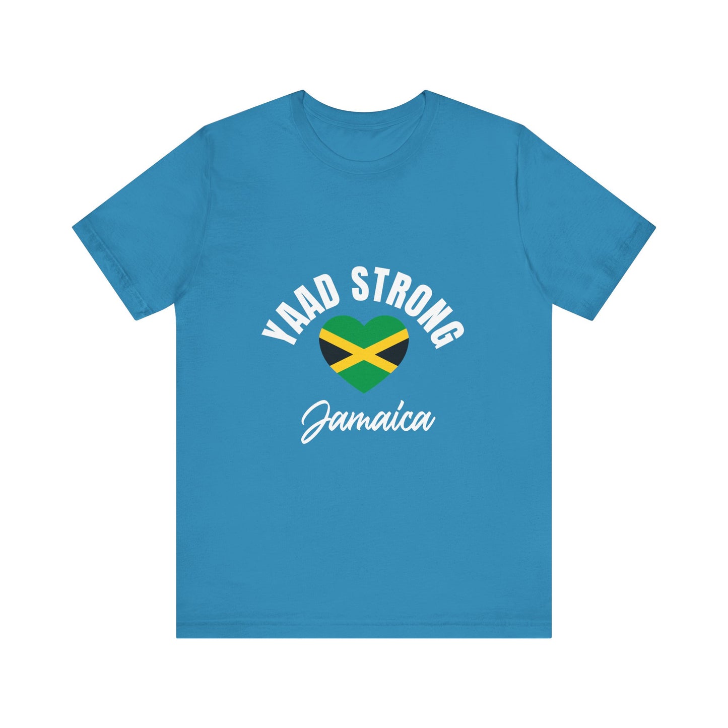 Yaad Strong Jamaica T-Shirt — Jamaican Flag Heart Pride Tee