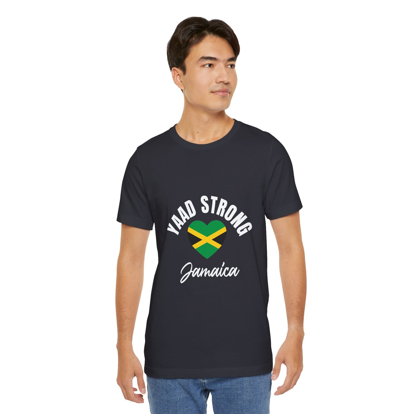 Yaad Strong Jamaica T-Shirt — Jamaican Flag Heart Pride Tee