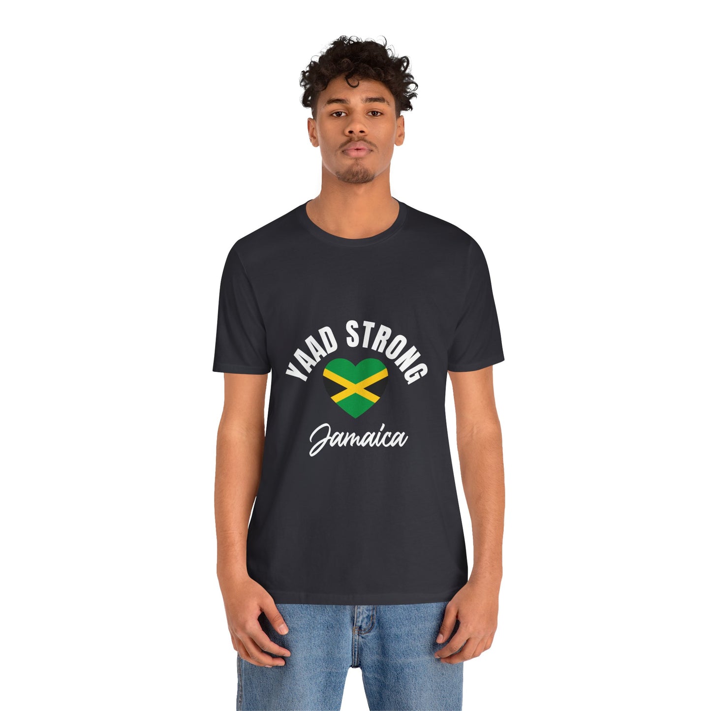 Yaad Strong Jamaica T-Shirt — Jamaican Flag Heart Pride Tee