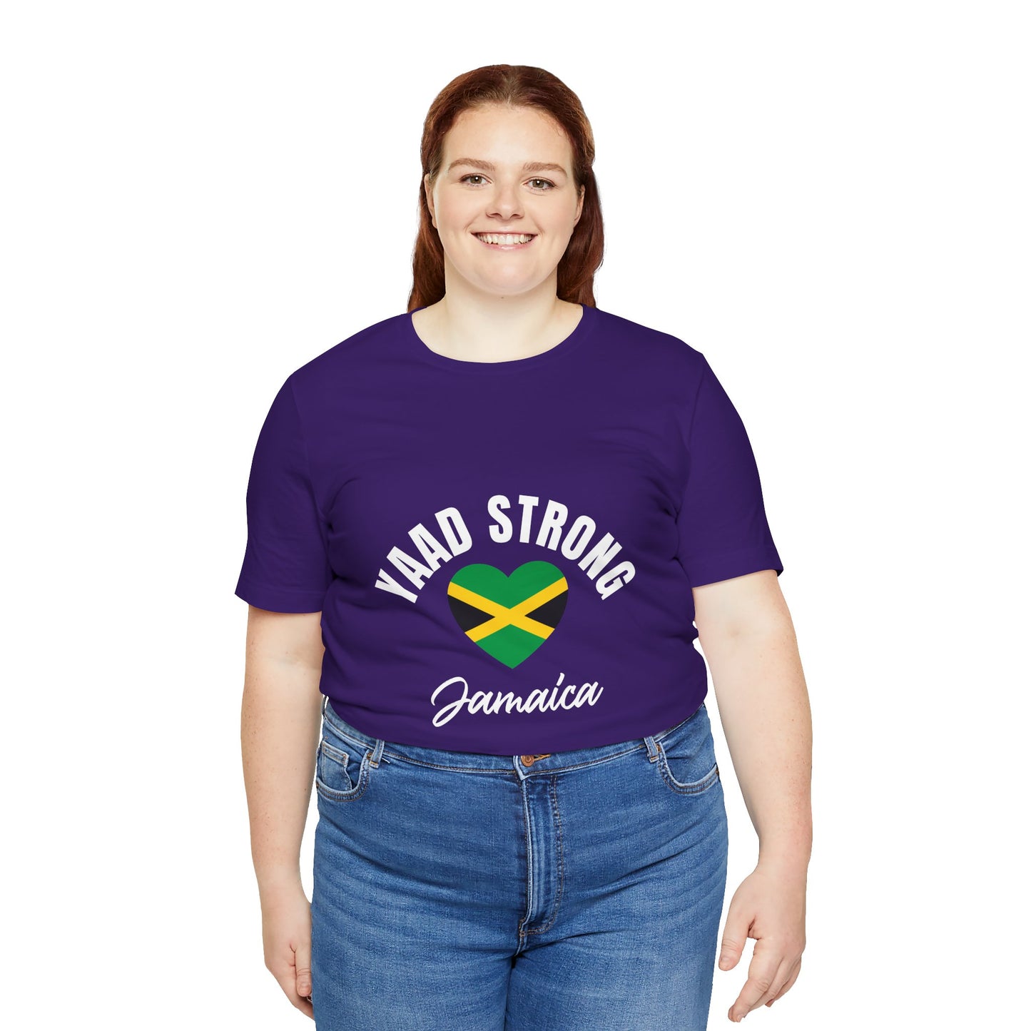 Yaad Strong Jamaica T-Shirt — Jamaican Flag Heart Pride Tee