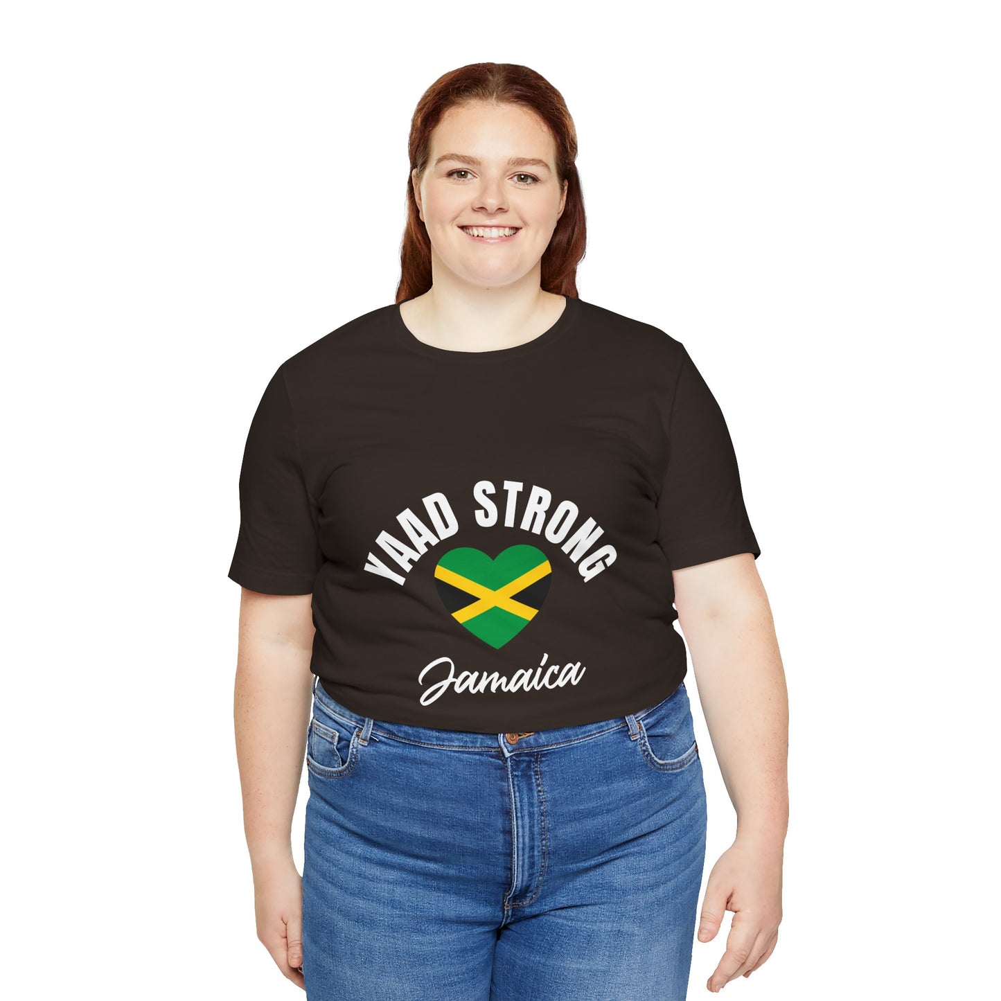 Yaad Strong Jamaica T-Shirt — Jamaican Flag Heart Pride Tee