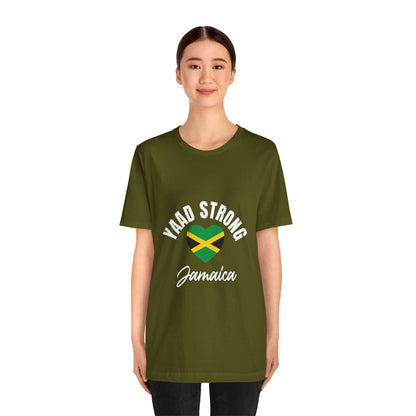 Yaad Strong Jamaica T-Shirt — Jamaican Flag Heart Pride Tee
