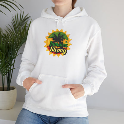 Hooded Sweatshirt Jamaica Strong Hurricane Melissa Resilience