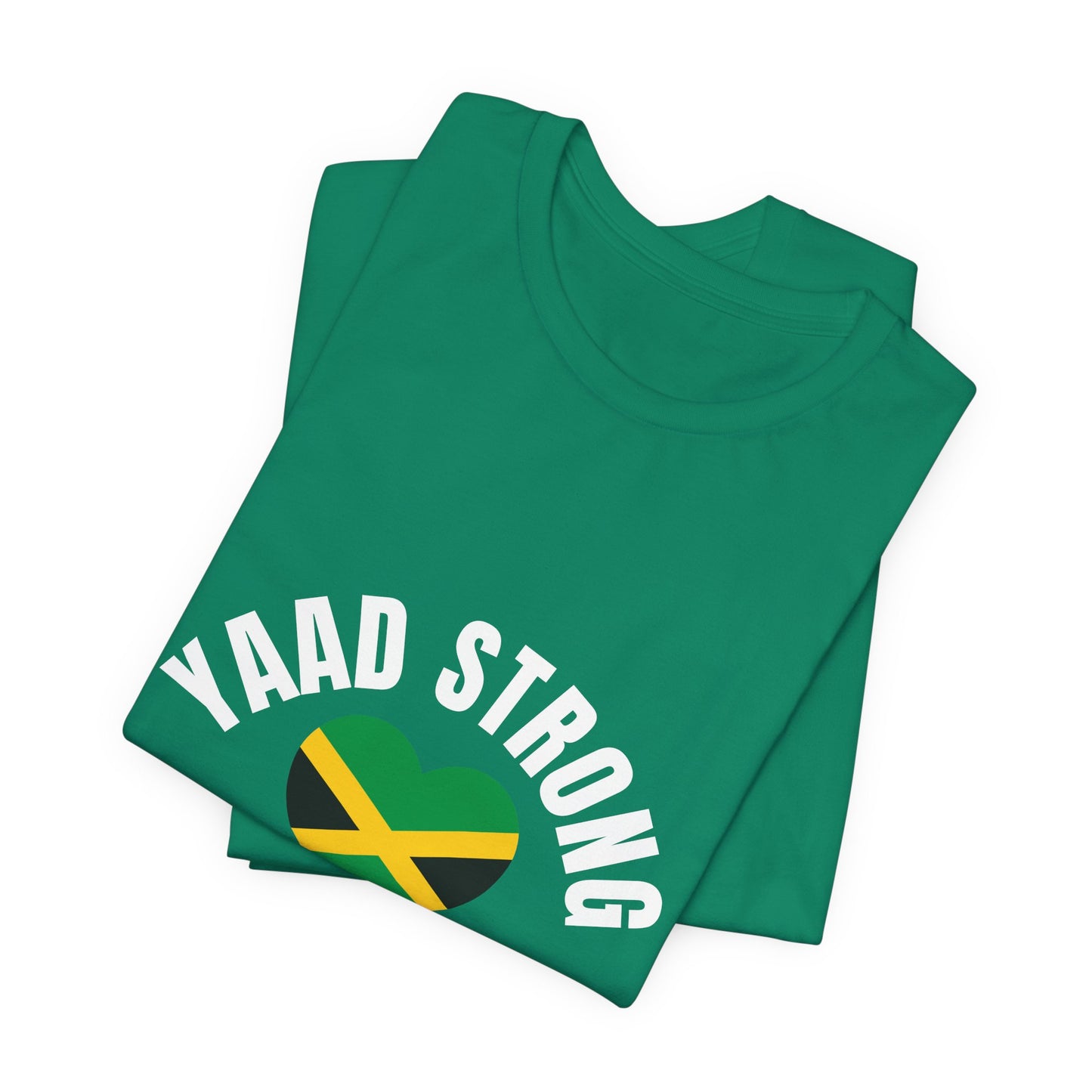 Yaad Strong Jamaica T-Shirt — Jamaican Flag Heart Pride Tee