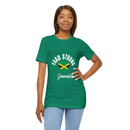 Yaad Strong Jamaica T-Shirt — Jamaican Flag Heart Pride Tee