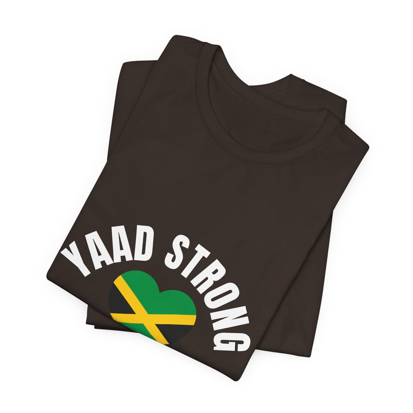 Yaad Strong Jamaica T-Shirt — Jamaican Flag Heart Pride Tee