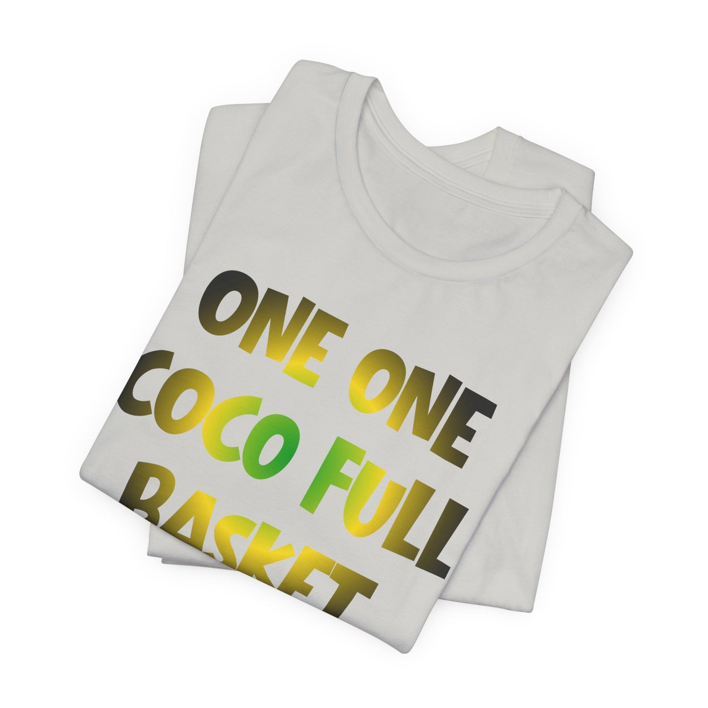 One One Coco Full Basket T-Shirt — Jamaica Map Reggae Island Tee