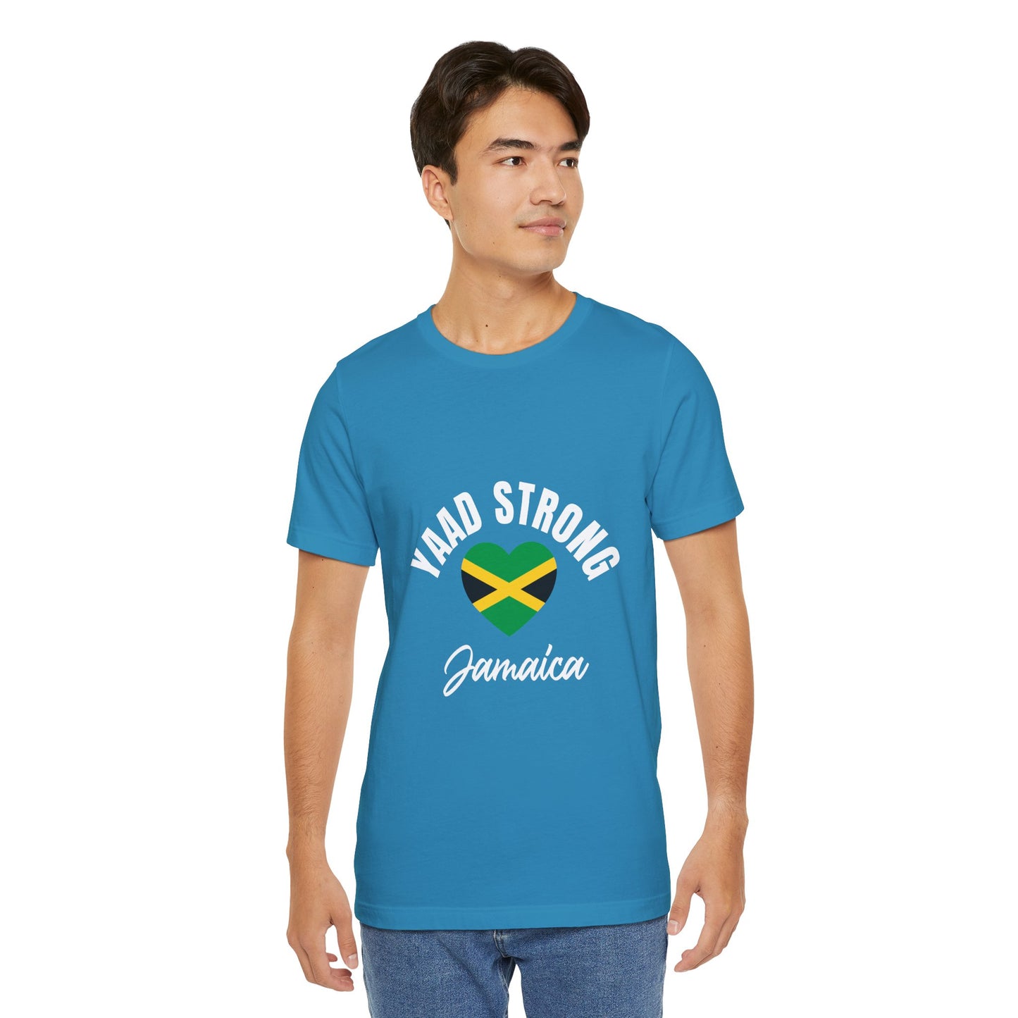 Yaad Strong Jamaica T-Shirt — Jamaican Flag Heart Pride Tee