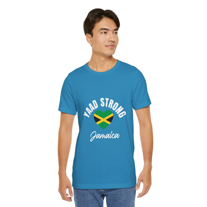 Yaad Strong Jamaica T-Shirt — Jamaican Flag Heart Pride Tee