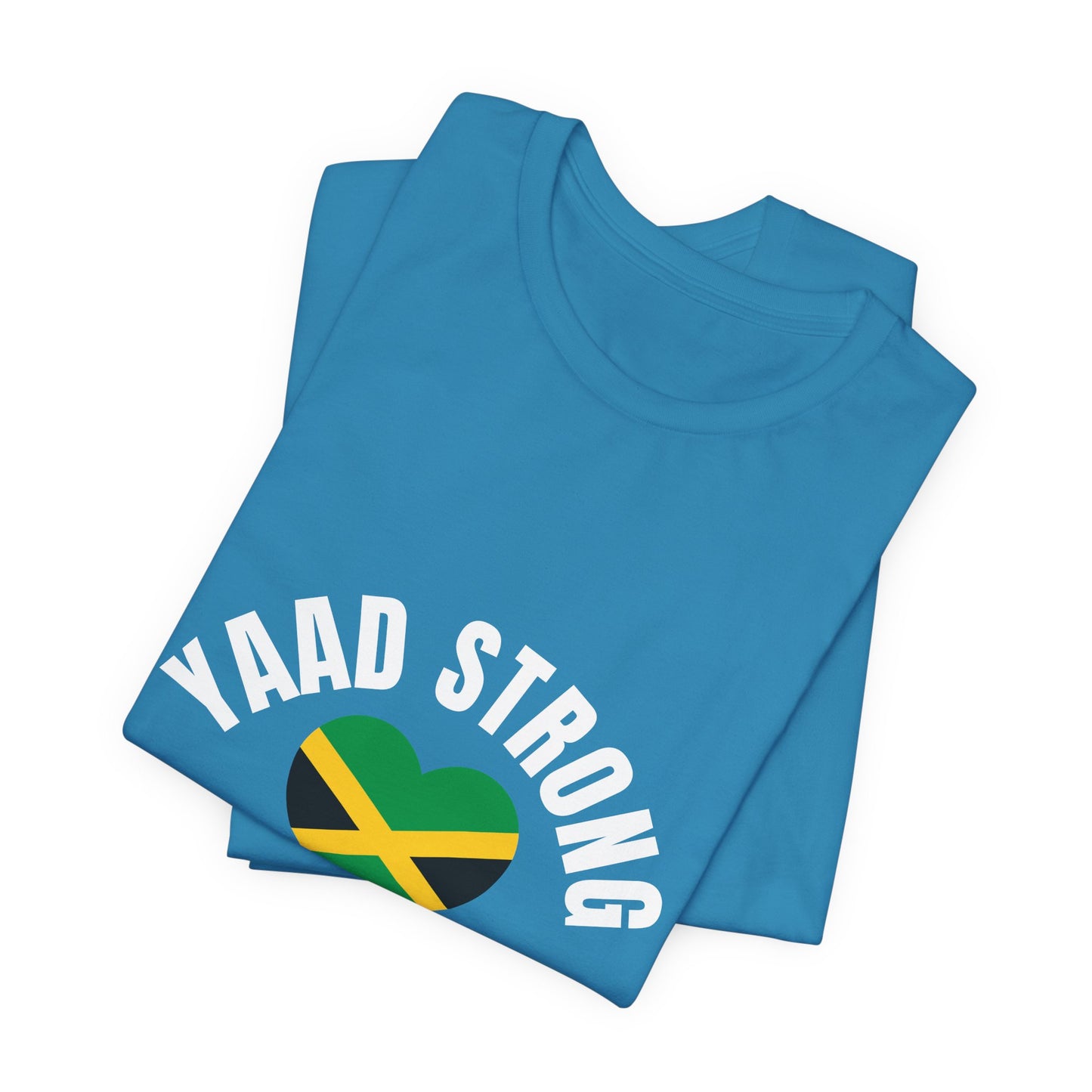 Yaad Strong Jamaica T-Shirt — Jamaican Flag Heart Pride Tee