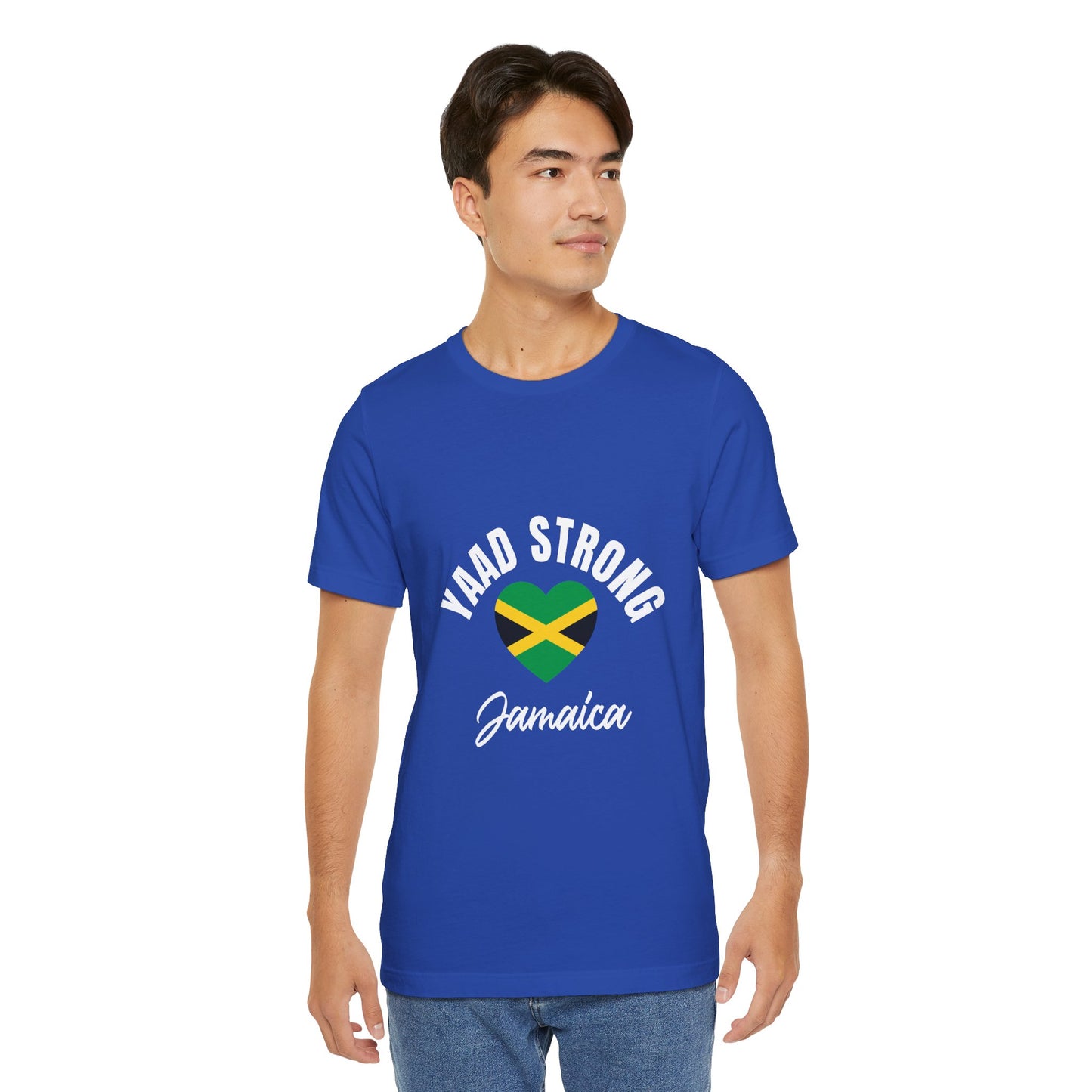 Yaad Strong Jamaica T-Shirt — Jamaican Flag Heart Pride Tee