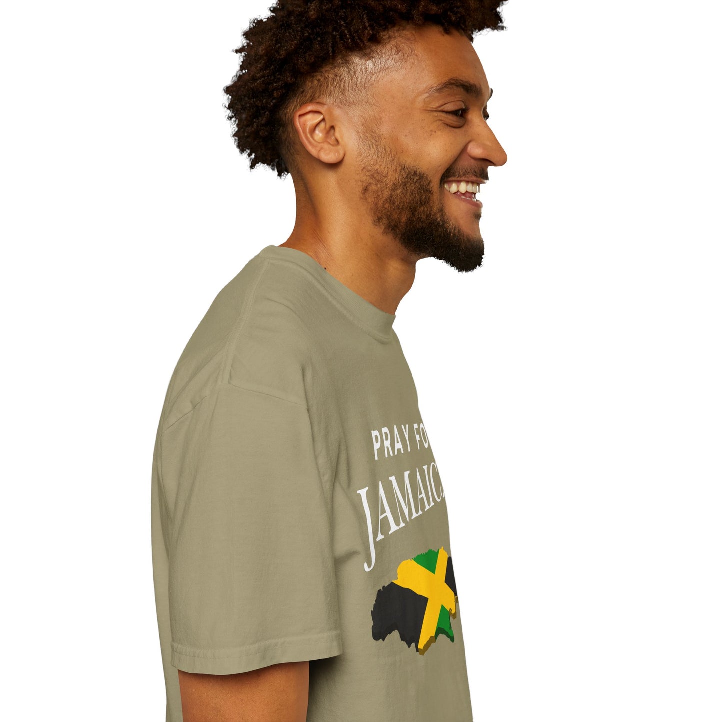 Pray for Jamaica T-Shirt - Jamaica Map & Flag Support Tee