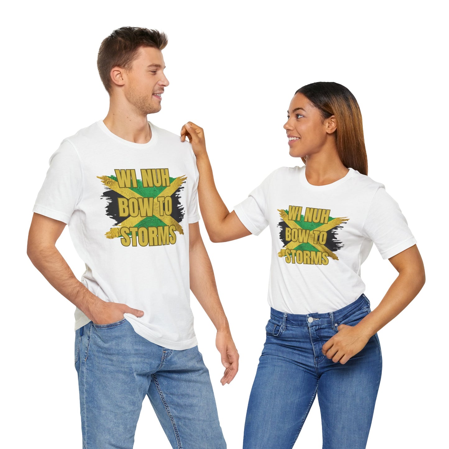 Wi Nuh Bow To Storms T-Shirt — Jamaican Resilience Graphic Tee