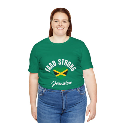 Yaad Strong Jamaica T-Shirt — Jamaican Flag Heart Pride Tee