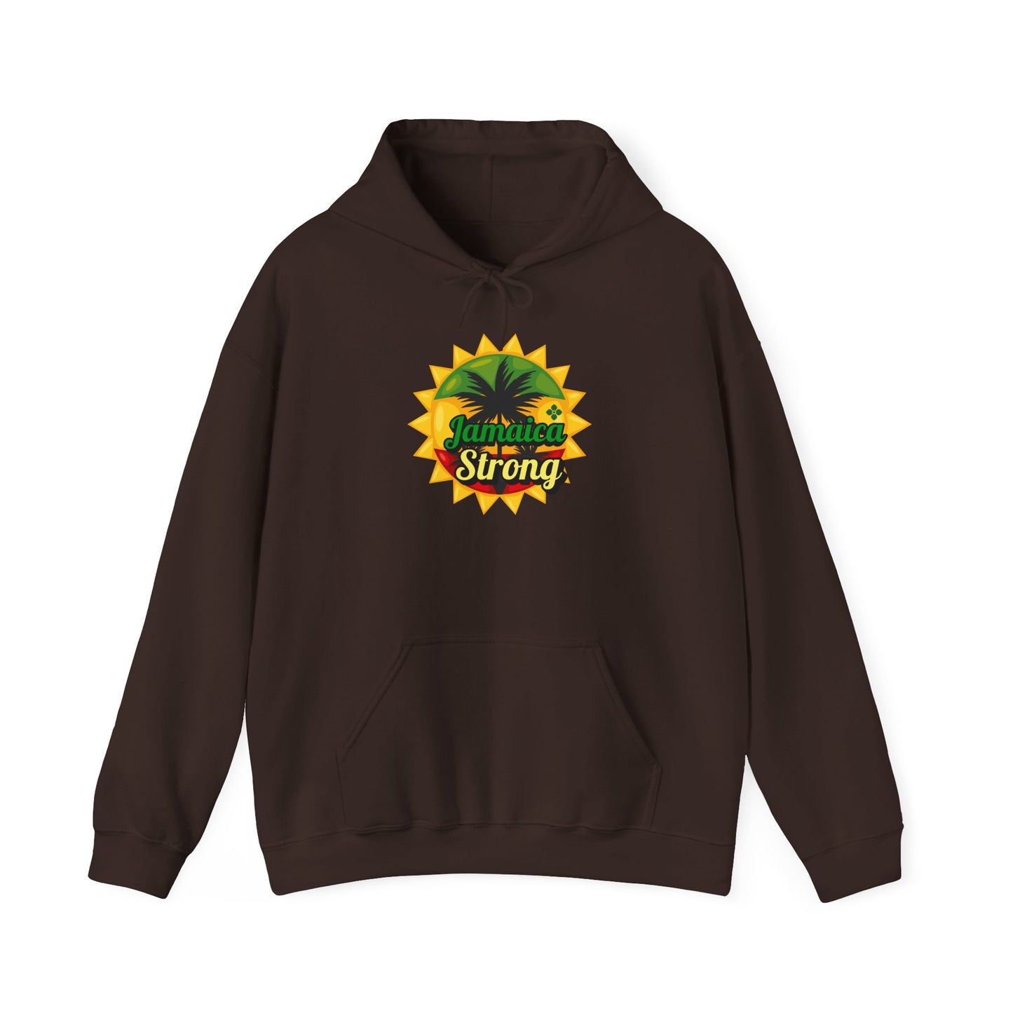 Hooded Sweatshirt Jamaica Strong Hurricane Melissa Resilience