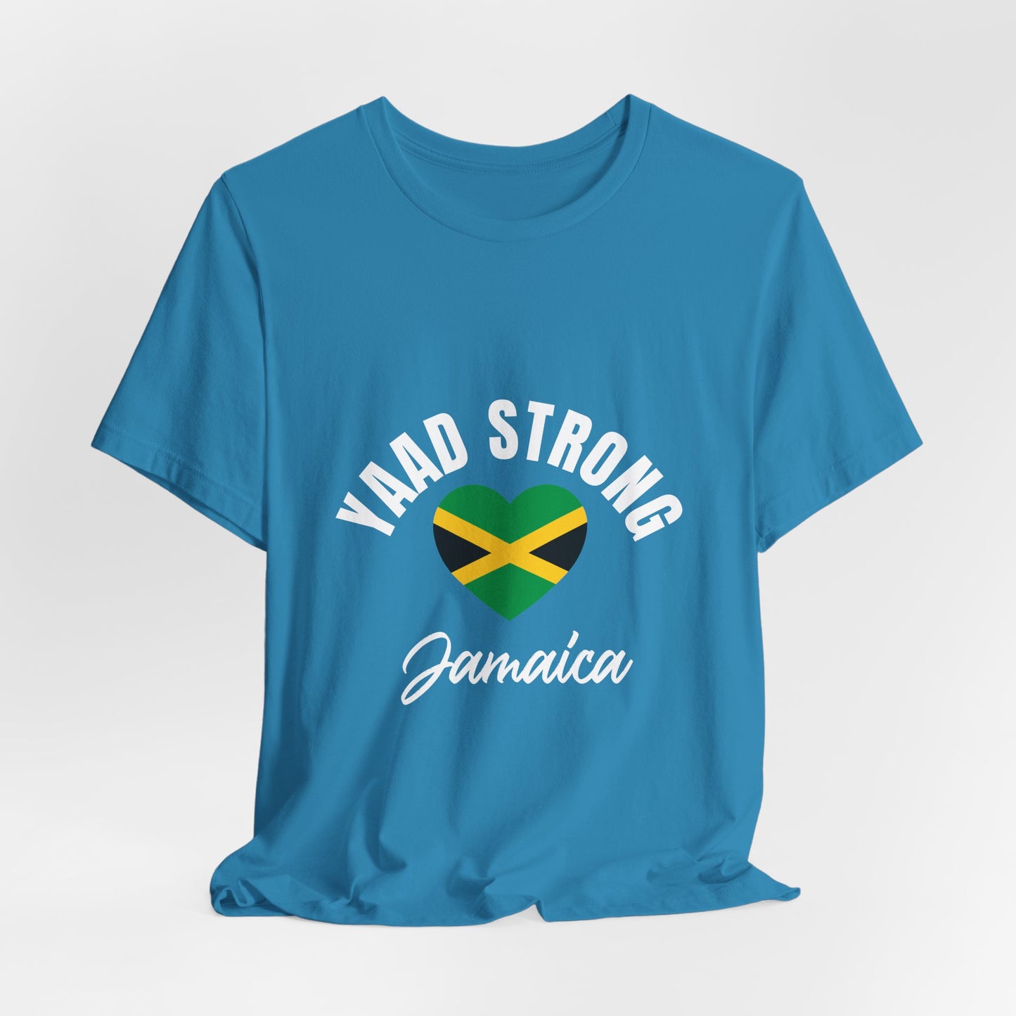 Yaad Strong Jamaica T-Shirt — Jamaican Flag Heart Pride Tee