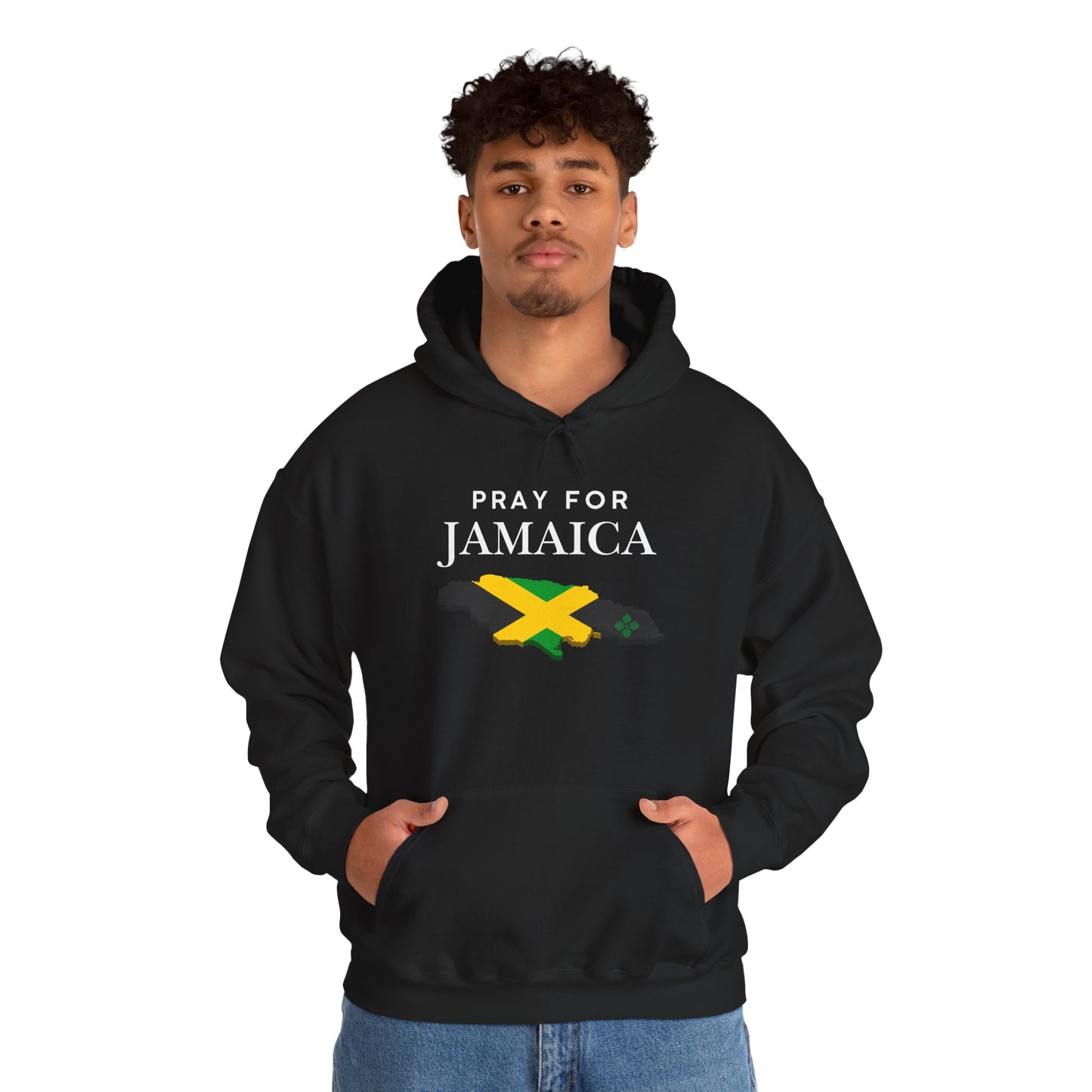 Pray for Jamaica Hoodie – Jamaican Flag Support & Awareness Sweatshirt