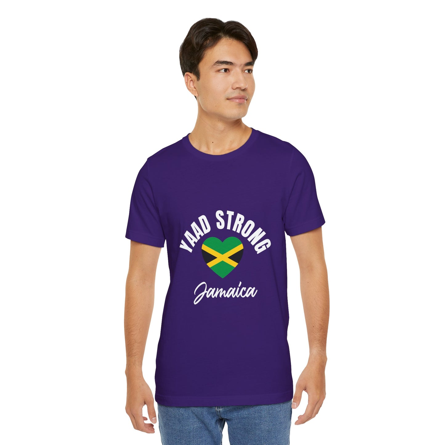 Yaad Strong Jamaica T-Shirt — Jamaican Flag Heart Pride Tee