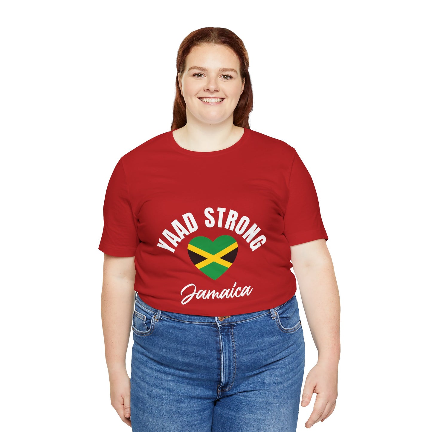 Yaad Strong Jamaica T-Shirt — Jamaican Flag Heart Pride Tee